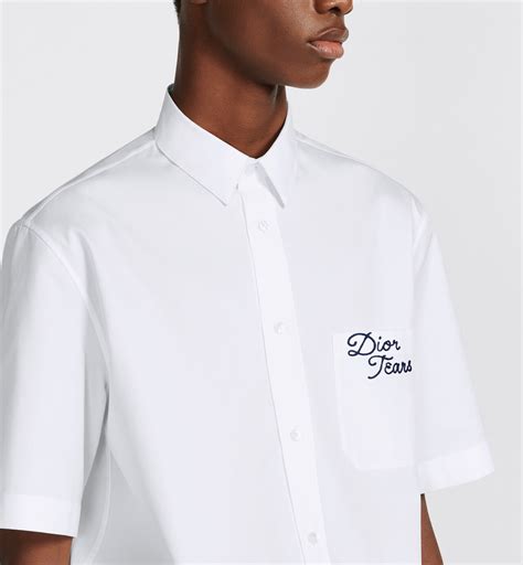 dior tears short-sleeved shirt|DIOR.